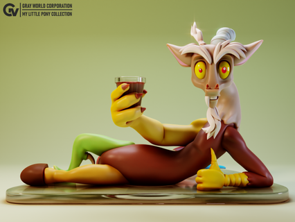 discordia mlp mostri creature pony mio piccolo carattere amicizia Magia programma televisivo cartone animato Drago 3d print model - Mito3D