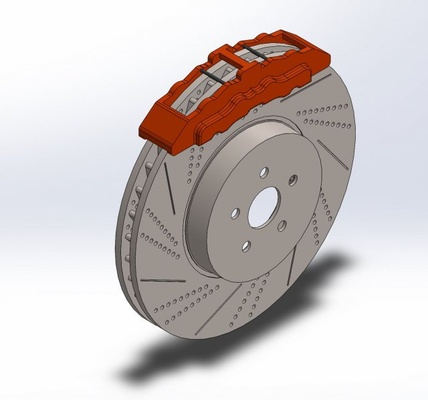 disco freio montagem livre 3d impressão modelo in engenharia 3dexport compasso calibre pinça carro veículo solidworks mecânico aeroespacial 3d print model - Mito3D