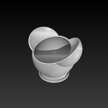 disney ilham sulu tencere disneyland logo 3d yazdır hazır model in 3dexport mickey fare tasarım çağdaş modern yemek pişirme yumurta kahvaltı plüton yazdırılabilir seramik illüstrasyon 3d print model - Mito3D