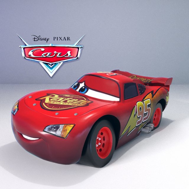 disney pixar cars diecast lightning mcqueen vehicle 3d print sculpture racing car race games toys render cars3 game 3D print model - Mito3D