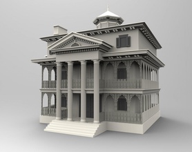 disneyland haunted mansion 3d print model in scans replicas 3dexport ghost desney art 3d print model - Mito3D