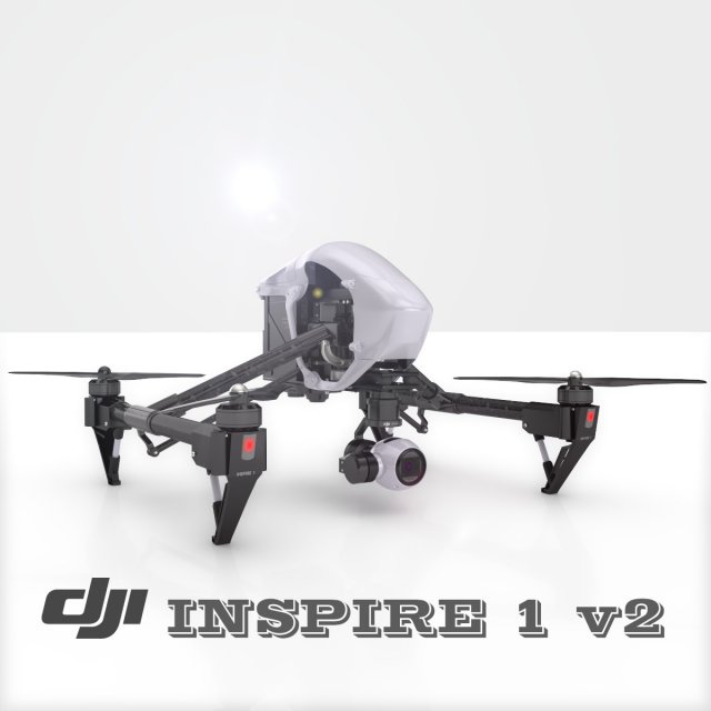 dji inspirieren drohne 3d modell hubschrauber 3dexport oh hauen detailliert fachmann quadcopter flugzeug kamera zenmuse x5 x5r 4k phantom antenne video 3D print model - Mito3D