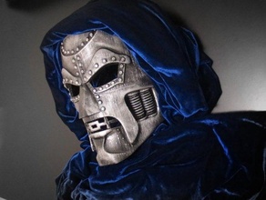 doktor kıyamet yazdırılabilir giyilebilir maske 3d yazdır model in adam 3dexport hayret dr doom fantastic4 kask kostüm oyunu çizgi roman kahraman demir iron man yenilmezler wolverine deadpool sci fi kendin yap film 3d print model - Mito3D