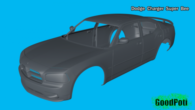dodge charger super bee 3d print model stl fbx 3ds obj game car man printing diy 3d print model - Mito3D