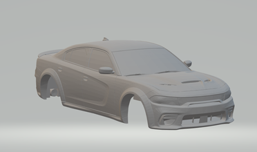 dodge chargerhellcat 2020 diecast hotwheels slot slotcars carros gt gt1 gte quente supercarros scx 3d print model - Mito3D