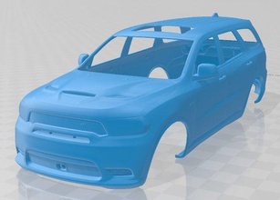 esquivar durango srt 2018 pintable cuerpo coche vehiculo 3d impresión modelo in automotor 3dexport espacio scalextric tamiya rc miniz pasatiempo micro 3d print model - Mito3D
