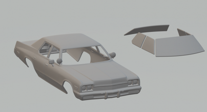 atlatmak monako 3d yazdır model in araç 3dexport döküm slot car slotcar yuva araba sıcak tekerlekler rc 3d print model - Mito3D