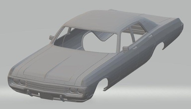 ausweichen polara 1972 druckbar körper wagen 3d drucken modell automobil 3dexport schale rc radio steuerung miniz tamiya slot scalextric 3d print model - Mito3D