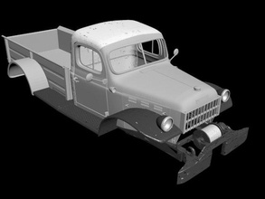 atlatmak güç vagon rc vücut 3d yazdır model in otomotiv 3dexport rcbody eksenel traxxas rc4wd rccar 3d print model - Mito3D