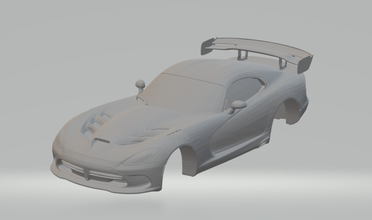 dodge viper acr diecast hotwheels slot slotcar car supercars mopar dogde 3d print model - Mito3D