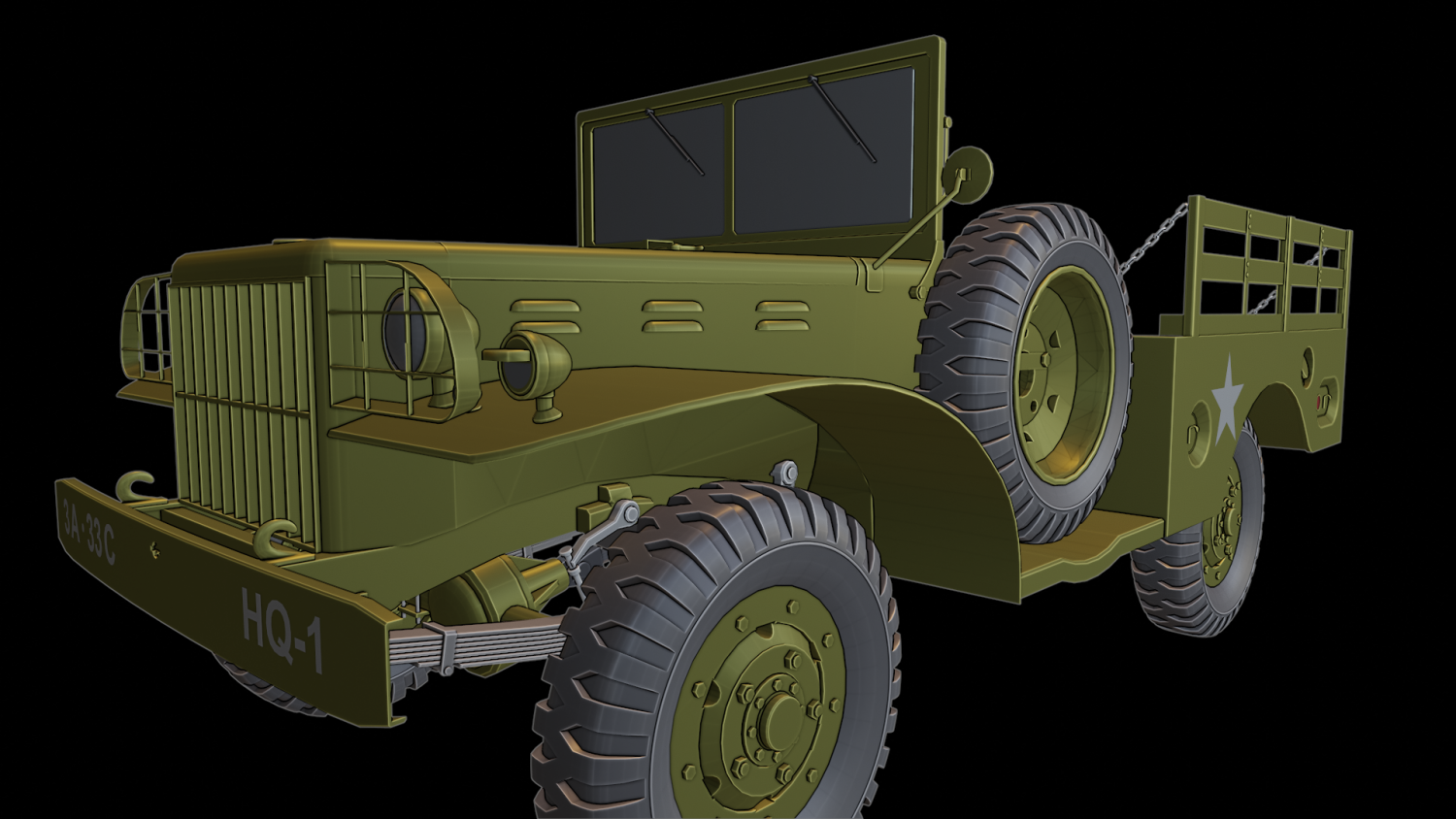 atlatmak wc 51 3d yazdır model in araç 3dexport tanklar savaş gök gürültüsü vay modeller modelleme baskı oyuncak panzer panzerkampfwagen 3D print model - Mito3D
