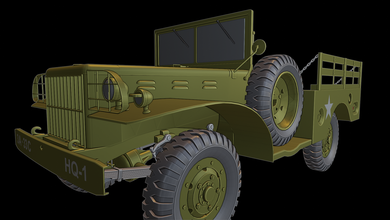esquivar wc 51 3d impresión modelo in vehículo 3dexport tanques guerra trueno guau sorprende modelos modelado juguete blindado panzerkampfwagen 3d print model - Mito3D