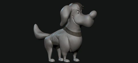 chien moments Impression 3D imprime modèle 3d print model - Mito3D