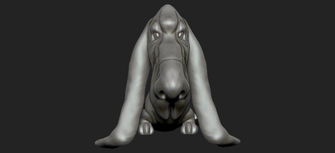 chien 3d impression modèle in animaux 3dexport 3dmodel 3d print model - Mito3D