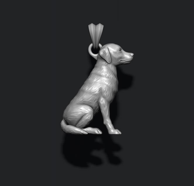 chien beagle pendentif carlin bouledogue bijoux Collier argent bijou 10k 14k pédant animal animaux domestiques caniche bouteille 925 rauque huski hasky 3D print model - Mito3D