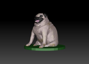 perro figura animal naturaleza anatomía escultura statu zbrush juguetes juego Impresión 3d Modelado Imprimible 3d print model - Mito3D