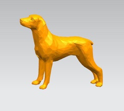 chien épagneul breton stl stp 3d impression modèle in animaux 3dexport breton mascottes chasseur beau 3d print model - Mito3D