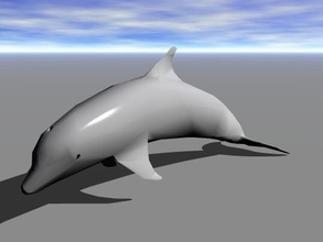 delfin 3d modell 3dexport ivandepo obj 3ds 3d print model - Mito3D