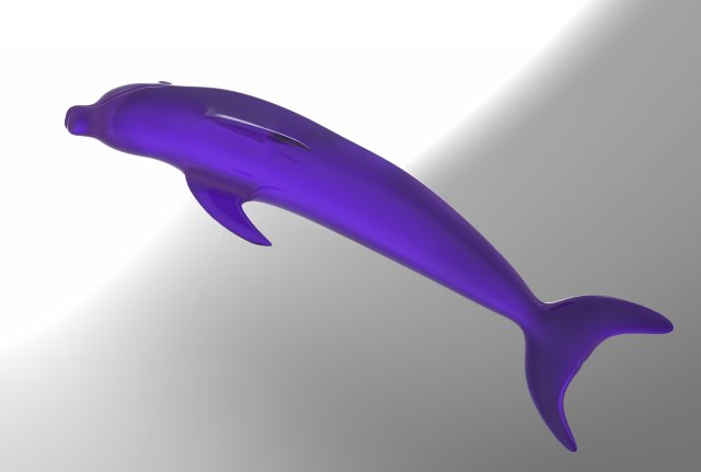 delfín 3D print model - Mito3D