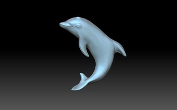 delfin 3d drucken modell 3dexport delfine delphin meer ozean pedant schmuck fisch 3d print model - Mito3D