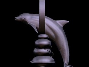 dolphin art statuette animal 3dprinting