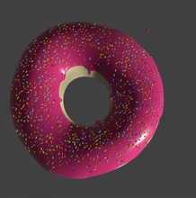 donut icing 3d print model - Mito3D