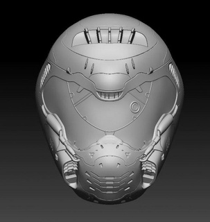 desgraça capacete monstros criaturas 3d 3dprint pronto 3d print model - Mito3D