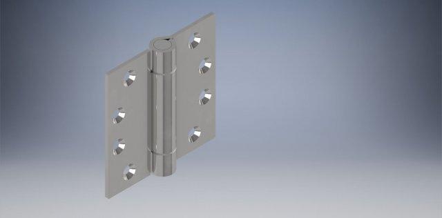 puerta bisagra mueble puertas accesorios hardware 3d print model - Mito3D
