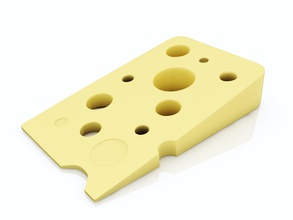puerta tapón de queso forma gratuita la el 3d print model - Mito3D