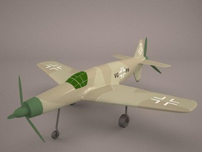 dornier do 335a 12 3d model in fighter 3dexport 335 airplane german ww2 plane bomber luftwaffe reich military army airforce aircraft 3d print model - Mito3D
