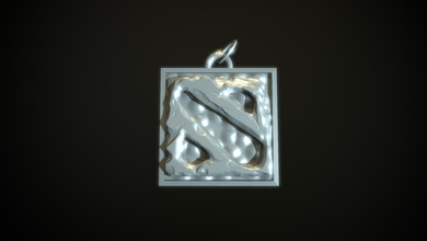 dota 2 pendant 3d print model in necklaces 3dexport b1z 2020 manifold obj stl blender 3d print model - Mito3D