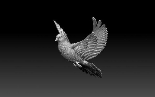 dove 3d print model in sculpture 3dexport birds art sculptures beak sky flying sparrow tit bullfinch nightingale poly miniatures bird swallow pigeon 3d print model - Mito3D