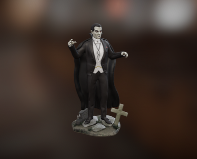dracula colección figura hermosa Lugosi hombre acción vampiro clásico figurilla gótico oscuro 3d print model - Mito3D