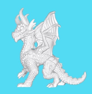 dragon monstres créatures dragon 3d print model - Mito3D