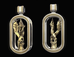 ejderha heykel kolye 3d yazdır model in 3dexport stl yazdırılabilir altın gümüş platin hayvan sterlin şık moda erkekler kadin takı 3d print model - Mito3D