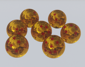 esferas dragão jogos anime modelo esfera 3d print model - Mito3D