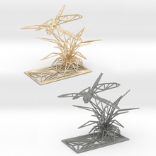 libélula 3d impresión modelo in juguetes 3dexport insecto geométrico modelos impreso geometría tecnología diseño arquitectos mamunur rashid paramétrico único 3d print model - Mito3D