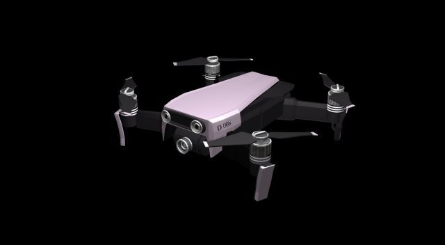 dron 3d modelo in zangão helicóptero 3dexport 3D print model - Mito3D
