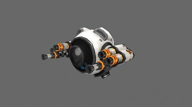 drone02 zangão lutador espaço sci fi 3d print model - Mito3D