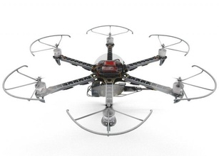 drone 3d modello in elicottero 3dexport robot sci fi futuro intercettore aeromobili combattente aereo gioco criomotore navicella spaziale volare aria esercito polizia concetto 3d print model - Mito3D