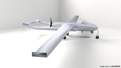 drone - shadow unmanned aerial vehicle uavs aviation fly plane 3d print model - Mito3D