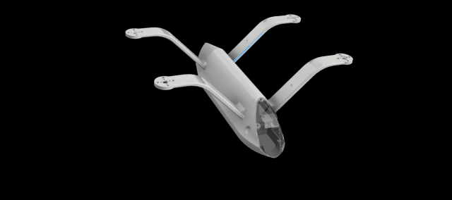 zangão jato brinquedos hélice peso fpv fpvracing droneleauge drone médio Projeto fusion360 autodesk produtos design produto industrial desenho 3d print model - Mito3D