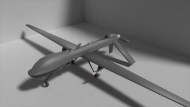 drone militar 3d model in copter 3dexport military-vehicle jet plane vehicle 3d print model - Mito3D
