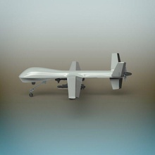 drone plane predator uav ucav combat vehicle united air force recon army military hunter attack destroy bomb fighter navy 3d print model - Mito3D