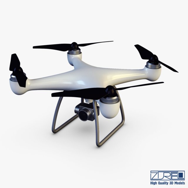 zumbido cuadricóptero v 1 3d modelo in helicóptero 3dexport dron patio multicóptero aeronave hélice radio remoto controlar volar cámara uav ucav batería digital pictografía zurel 3D print model - Mito3D