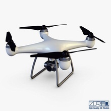 drone quadcopter 1 3d modèle in hélicoptère 3dexport dron quad multicopter avion hélice radio éloigné contrôle mouche caméra uav ucav batterie numérique pictogramme zurel 3d print model - Mito3D