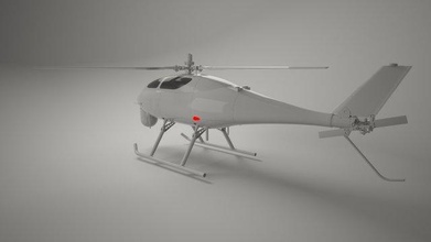 drone uav helycopter 3d model in copter 3dexport military 3d print model - Mito3D