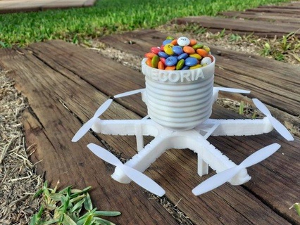 dronecoria zumbido robótica ecología sembradora siembra 3dprintable 3d print model - Mito3D