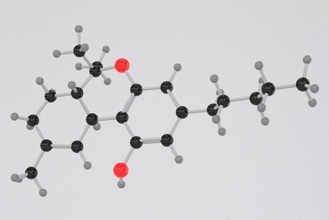 farmaco thc tetraidrocannabinolo cannabis molecola droghe chimica scienza atomi medico 3dprinting 3d print model - Mito3D