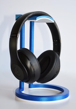 dual colore infinito cuffia in piedi 3d stampa modello in audio 3dexport cuffie headphone stand scrivania desk decor accessorio accessori funzionale 3d print model - Mito3D